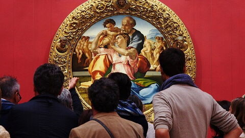 Michelangelo bij het Uffizi