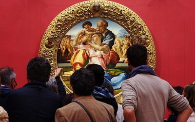 Michelangelo bij het Uffizi