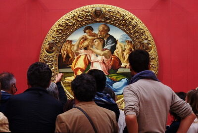 Michelangelo bij het Uffizi