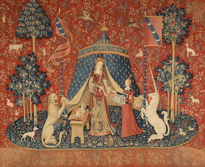 Dame en de Eenhoorn