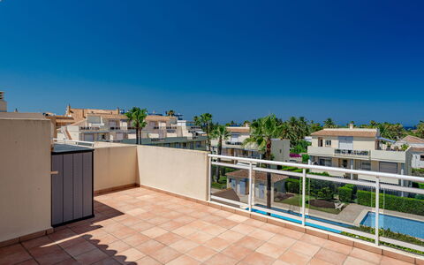 Jardines de Dénia Iii: Appartement, Condominium, Gemengd Gebruik, Hotel, Balkon