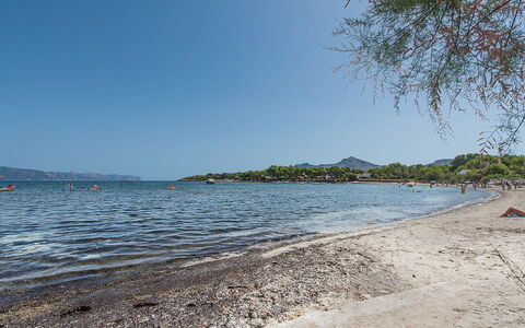 Can Verd: Zwemwater, Lucht, Strand, Zee, Kust, Water, Kust, Oceaan, Natuurlijke Omgeving, Boom