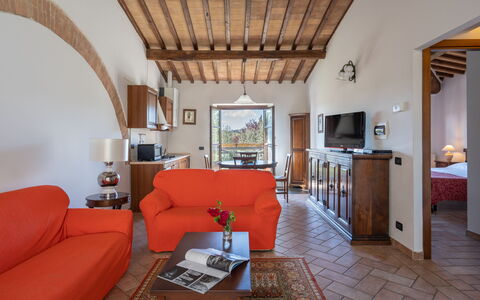 Rocche Di Valiano: Meubilair, Fotolijst, Bankstel, Eigendom, Tafel, Cabinetry, Gebouw, Hout, Woonkamer, Slaapbank