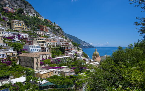 Villa Deli, In Positano, Sea View, Ac: Lucht, Water, Gebouw, Fabriek, Azure, Boom, Zwemwater, Kust En Oceanic Landvormen, Natuurlijk Landschap, Berg