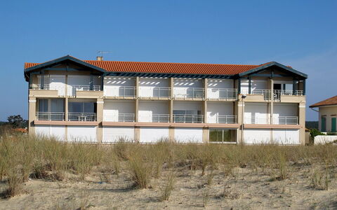 Mimizan 321: Eigendom, Huis, Huis, Zand, Gebouw, Onroerend Goed, Woongebied, Strand, Architectuur, Lucht