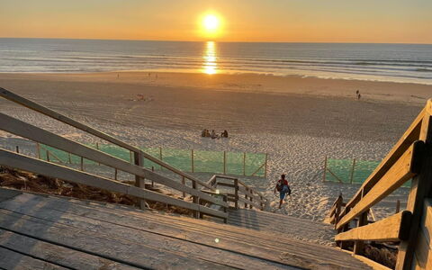Mimizan 321: Lucht, Water, Ecoregio, Licht, Afterglow, Zonsondergang, Strand, Hout, Zonsopkomst, Zonlicht
