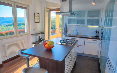 Villa Il Poggiolo Apartments - Diano Marina: Kamer, Eigendom, Meubilair, Gebouw, Keuken, Interieur Ontwerp, Huis, Huis, Onroerend Goed, Countertop