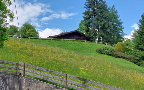 Saint-Gervais D'En Haut: Fabriek, Lucht, Wolk, Boom, Natuurlijk Landschap, Hek, Helling, Land Lot, Huis, Gras