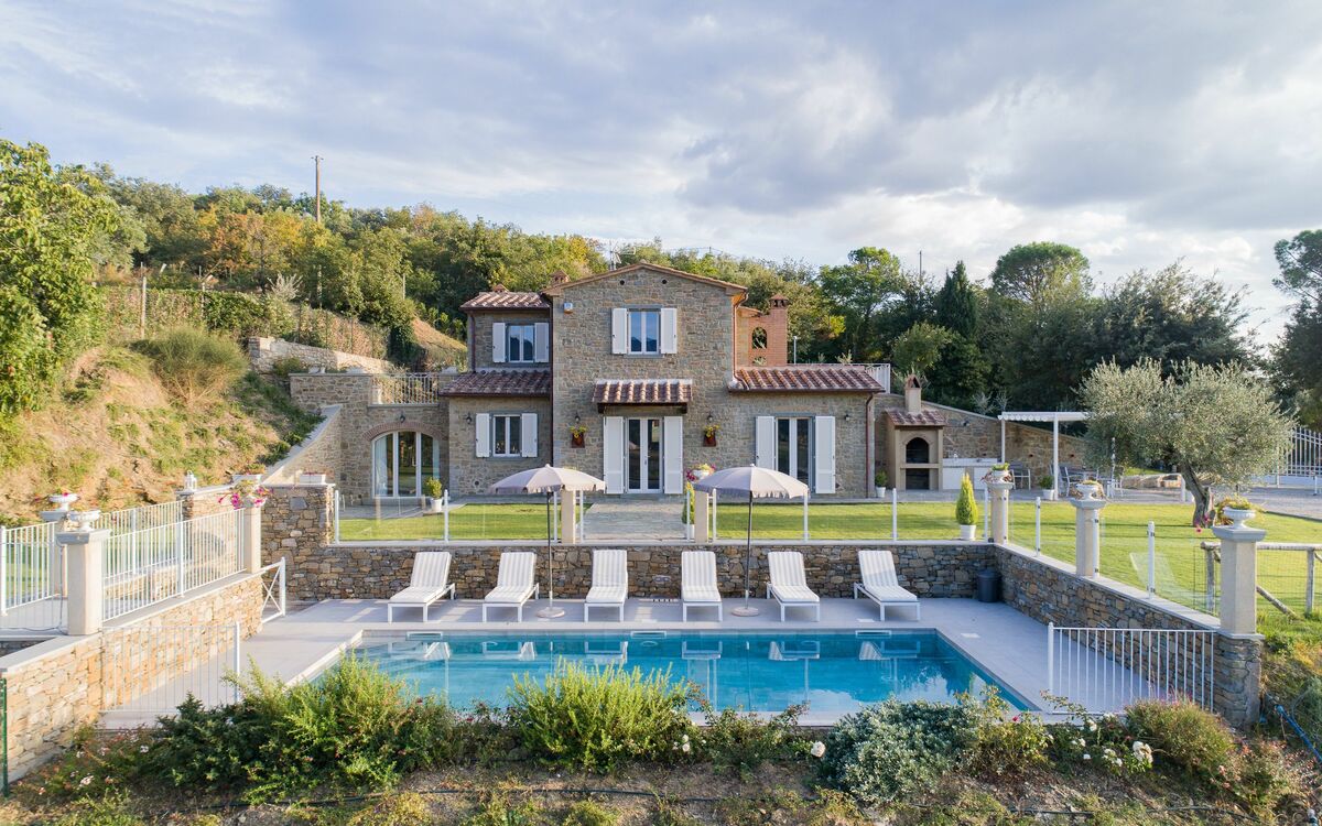 Swimming pool and outdoor view