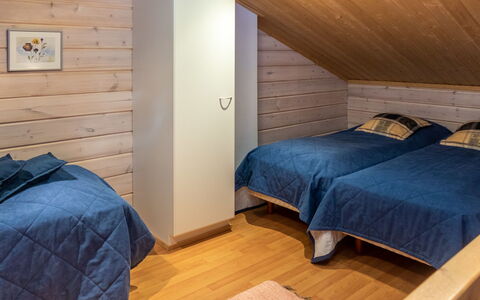Ruka Snow and Sun 2: Interieur Ontwerp, Flooring, Hout, Verdieping, Plafond, Slaapkamer, Meubilair, Bed, Houten Vloer, Kamer