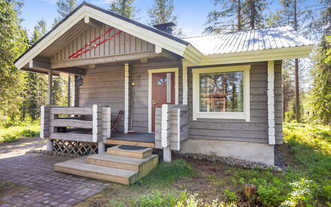 Pelkkaveska: Hout, Verblijf, Huis, Siding, Blokhut, Garden Gebouwen, Schuur, Lariks, Bos