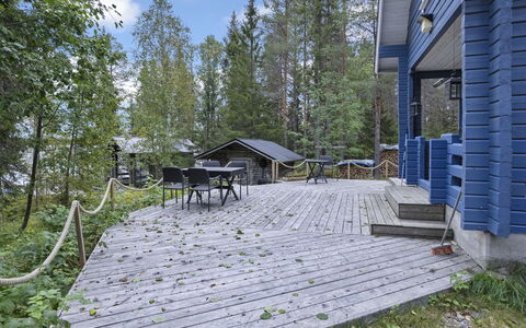 Kivelä: Hout, Siding, Verblijf, Huis, Huis, Plank, Garden Gebouwen, Blokhut, Hardwood, Veranda