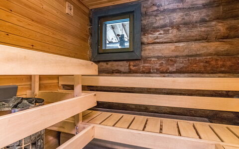 Saaruanaho H1: Hout, Siding, Verblijf, Huis, Huis, Plank, Garden Gebouwen, Blokhut, Hardwood, Veranda