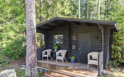 Heikinranta: Hout, Verblijf, Blokhut, Woud, Schuur, Garden Gebouwen, Lariks, Bos, Beits