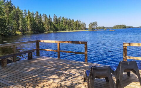Eräkorven Kelotupa: Blauw, Water, Meer, Plank, Hardwood, Boardwalk, Lariks, Geluid, Dok, Dek