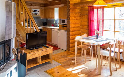 Ylläksen Tunturihonkamaja a 1: Verblijf, Huis, Huis, Garden Gebouwen, Siding, Blokhut, Boerderij, Landgoed, Schuur, Werf