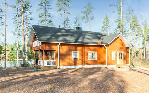 Telkkä: Hout, Verblijf, Blokhut, Woud, Schuur, Garden Gebouwen, Lariks, Bos, Beits