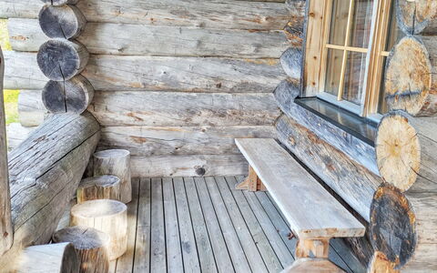 Kelovalta 7B: Hout, Siding, Verblijf, Huis, Huis, Plank, Garden Gebouwen, Blokhut, Hardwood, Veranda
