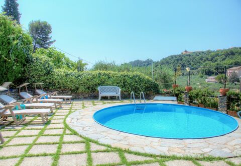 Casa Del Sole - San Bartolomeo Al Mare: Zwembad, Eigendom, Onroerend Goed, Backyard, Vrije Tijd, Gebouw, Landgoed, Huis, Vakantie, Gras