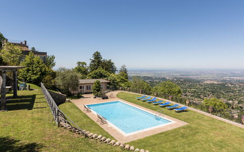 Rocca di Papa 102: Blauw, Zwembad, Vrije Tijd, Landgoed, Villa, Boerderij, Hacienda, Eco Hotel, Toevlucht