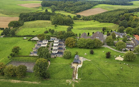 Bungalowpark Landsrade: Boom, Gras, Landschap, Huis, Woongebied, Plain, Grasland, Huis, Landelijk Gebied, Land Lot