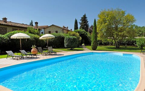 Castellina in Chianti 865: Water, Fabriek, Lucht, Eigendom, Zwembad, Natuur, Azure, Boom, Zwemwater, Schaduw