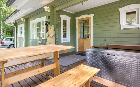 Isoniemi: Hout, Verblijf, Blokhut, Woud, Schuur, Garden Gebouwen, Lariks, Bos, Beits