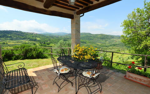 Podere dei Venti: Eigendom, Natuurlijk Landschap, Huis, Patio, Onroerend Goed, Meubilair, Gebouw, Kamer, Veranda, Tafel