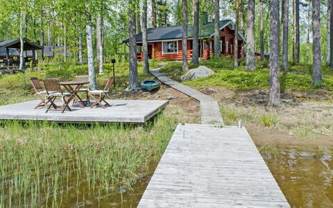 Haapaniemi, Cjoe020: Hout, Verblijf, Blokhut, Woud, Schuur, Garden Gebouwen, Lariks, Bos, Beits