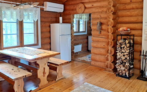 Haapaniemi, Cjoe020: Hout, Verblijf, Blokhut, Woud, Schuur, Garden Gebouwen, Lariks, Bos, Beits