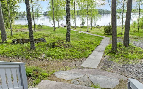 Honkaniemi: Hout, Verblijf, Blokhut, Woud, Schuur, Garden Gebouwen, Lariks, Bos, Beits