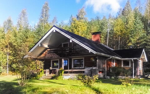Saarijärvi: Hout, Verblijf, Blokhut, Woud, Schuur, Garden Gebouwen, Lariks, Bos, Beits