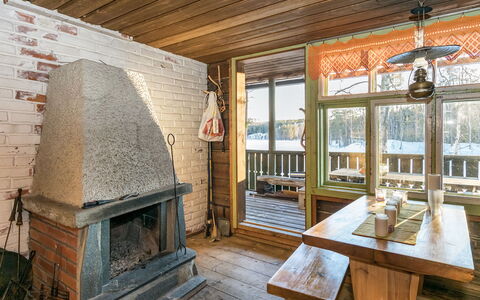 Saarijärvi: Hout, Verblijf, Blokhut, Woud, Schuur, Garden Gebouwen, Lariks, Bos, Beits