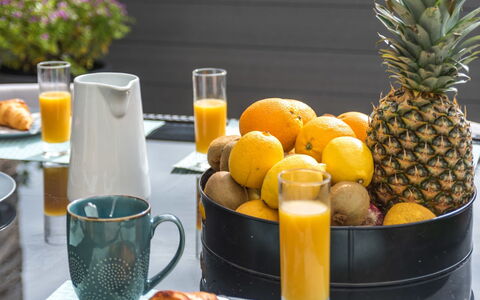 Les Terrasses de la Plage: Voedsel, Fruit, Brunch, Ingrediënt, Ontbijt, Fabriek