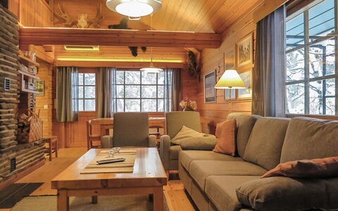Keromaja: Meubilair, Interieur Ontwerp, Hout, Flooring, Plafond, Bankstel, Verdieping, Kamer, Tafel, Woonkamer