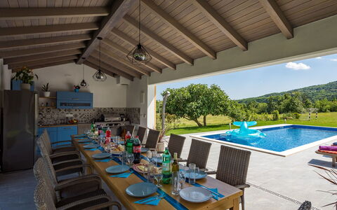 Villa Helena: Water, Lucht, Eigendom, Zwembad, Fabriek, Azure, Boom, Gras, Vrije Tijd, Samengesteld Materiaal