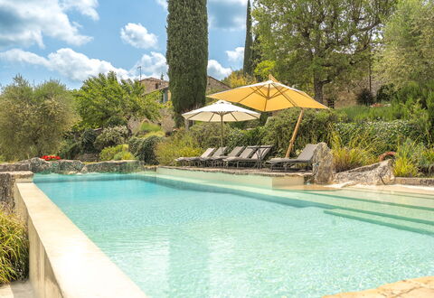 Camporempoli: Zwembad, Struik, Tuin, Waterpartij, Landscaping, Eco Hotel, Toevlucht, Landgoed, Hacienda, Backyard