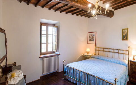 Casa Tonio: Slaapkamer, Kamer, Eigendom, Bed, Meubilair, Laken, Gebouw, Bed Frame, Plafond, Huis