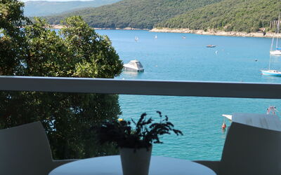 Rabac 633: Water, Meubilair, Eigendom, Tafel, Boot, Fabriek, Lucht, Licht, Azure, Groen