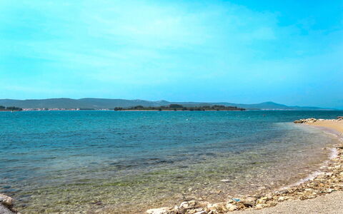 Biograd Na Moru 612: Water, Lucht, Wolk, Blauw, Strand, Natuurlijk Landschap, Bank, Landschap, Rechthoek, Horizon