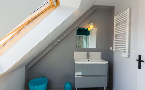 Tregunc 634: Spiegel, Eigendom, Wastafel, Kraan, Loodgieterswerkinrichting, Interieur Ontwerp, Hout, Badkamer, Wastafel In De Badkamer