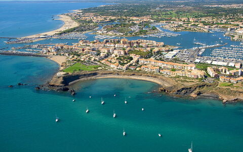 Cap D'Agde 614: Water, Watervoorraden, Lucht, Blauw, Azure, Natuurlijk Landschap, Kust En Oceanic Landvormen, Landschap, Horizon, Headland