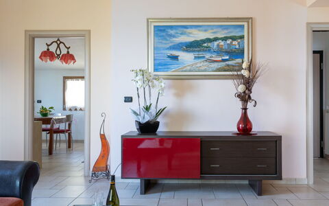 Villa Ginestra: Kamer, Meubilair, Interieur Ontwerp, Woonkamer, Eigendom, Muur, Tafel, Huis, Gebouw, Huis