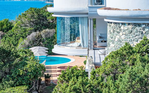 Vistamare: Blauw, Water, Zee, Kust En Oceanic Landvormen, Toevlucht, Kust, Oceaan, Zwembad, Villa, Landgoed