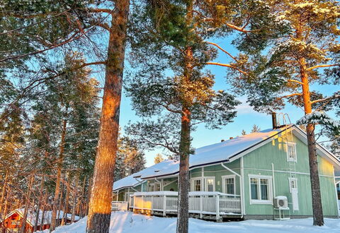 Saunaharju 4: Hout, Huis, Sneeuw, Verblijf, Winter, Freezing, Siding, Blokhut