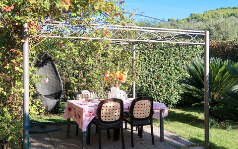 Roseto: Fabriek, Bloem, Meubilair, Eigendom, Plantengemeenschap, Stoel, Lucht, Blad, Natuur, Buitentafel