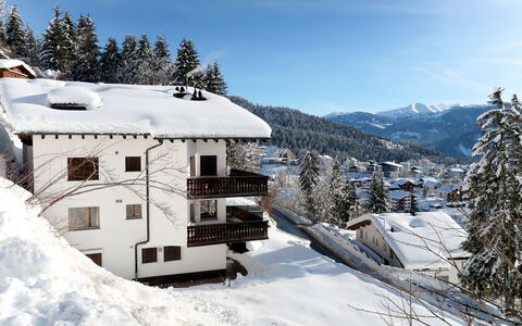Bergsicht: Sneeuw, Winter, Berg, Bergachtig Landvormen, Eigendom, Lucht, Bergketen, Alpen, Huis, Freezing