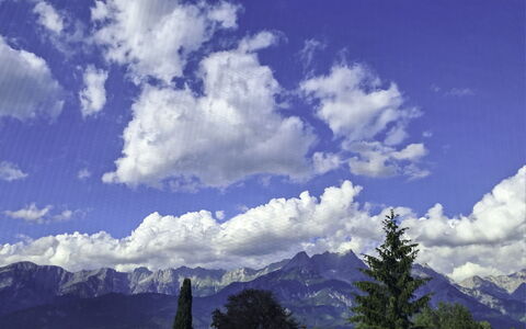 Saalfelden am Steinernen Meer 613: Lucht, Blauw, Wolk, Bergachtig Landvormen, Dag, Natuur, Berg, Cumulus, Heuvel, Landschap