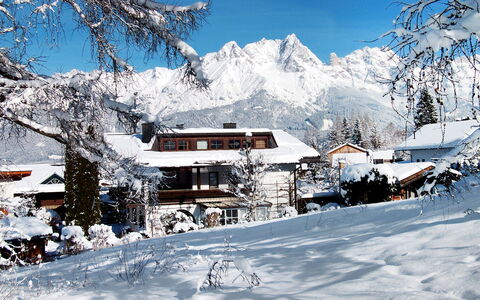 Saalfelden am Steinernen Meer 613: Sneeuw, Winter, Berg, Bergketen, Bergachtig Landvormen, Alpen, Lucht, Freezing, Boom, Heuvel Station