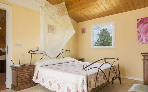 Daussiè: Slaapkamer, Bed, Meubilair, Kamer, Laken, Eigendom, Bedding, Bed Frame, Plafond, Matras